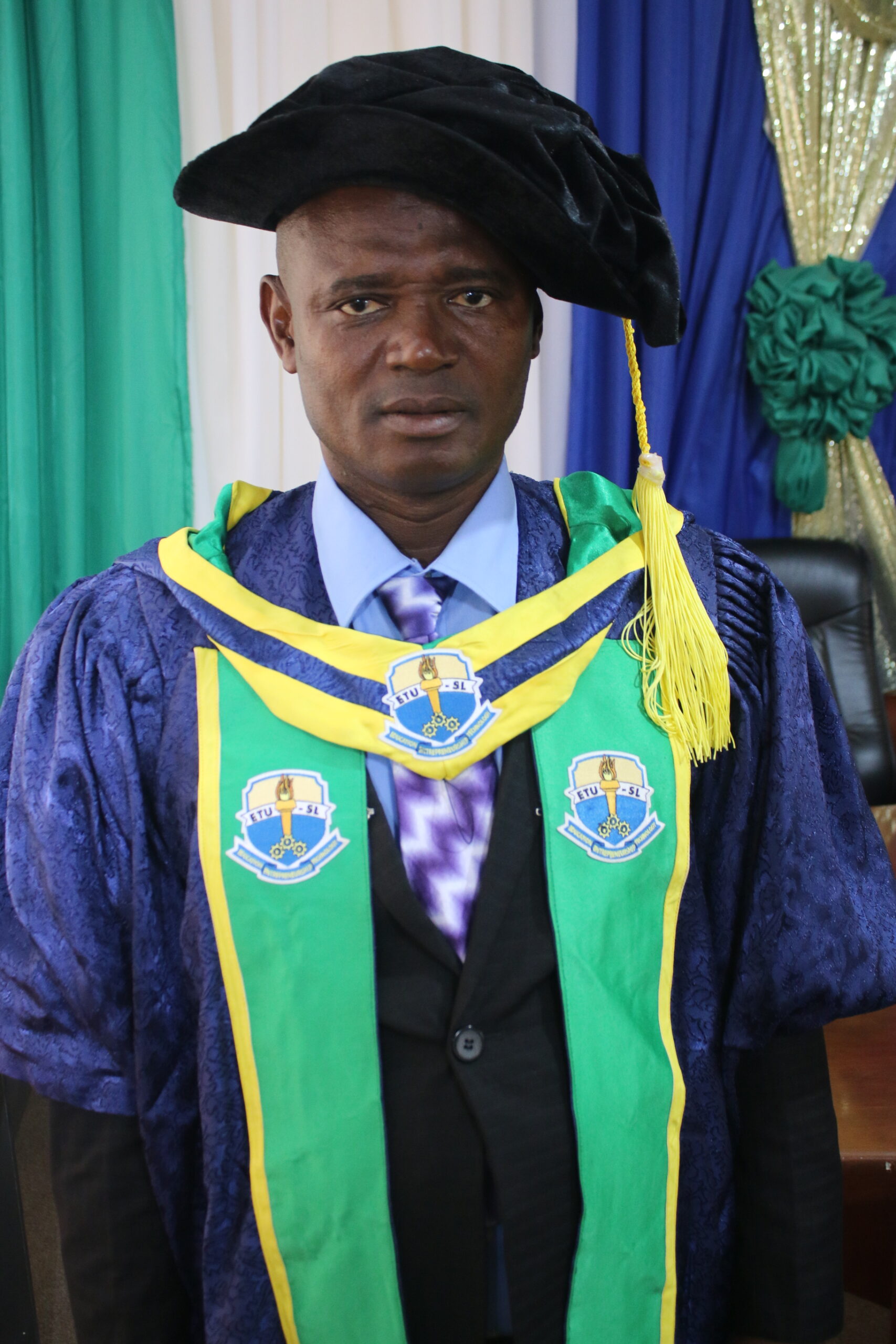 Dean of Development Agriculture and Natural Resources Management, Eastern Technical University of Sierra Leone